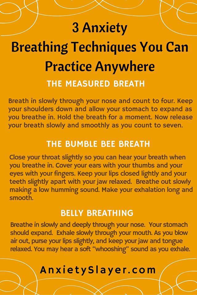 Breathing Techniques you can practice anywhere 