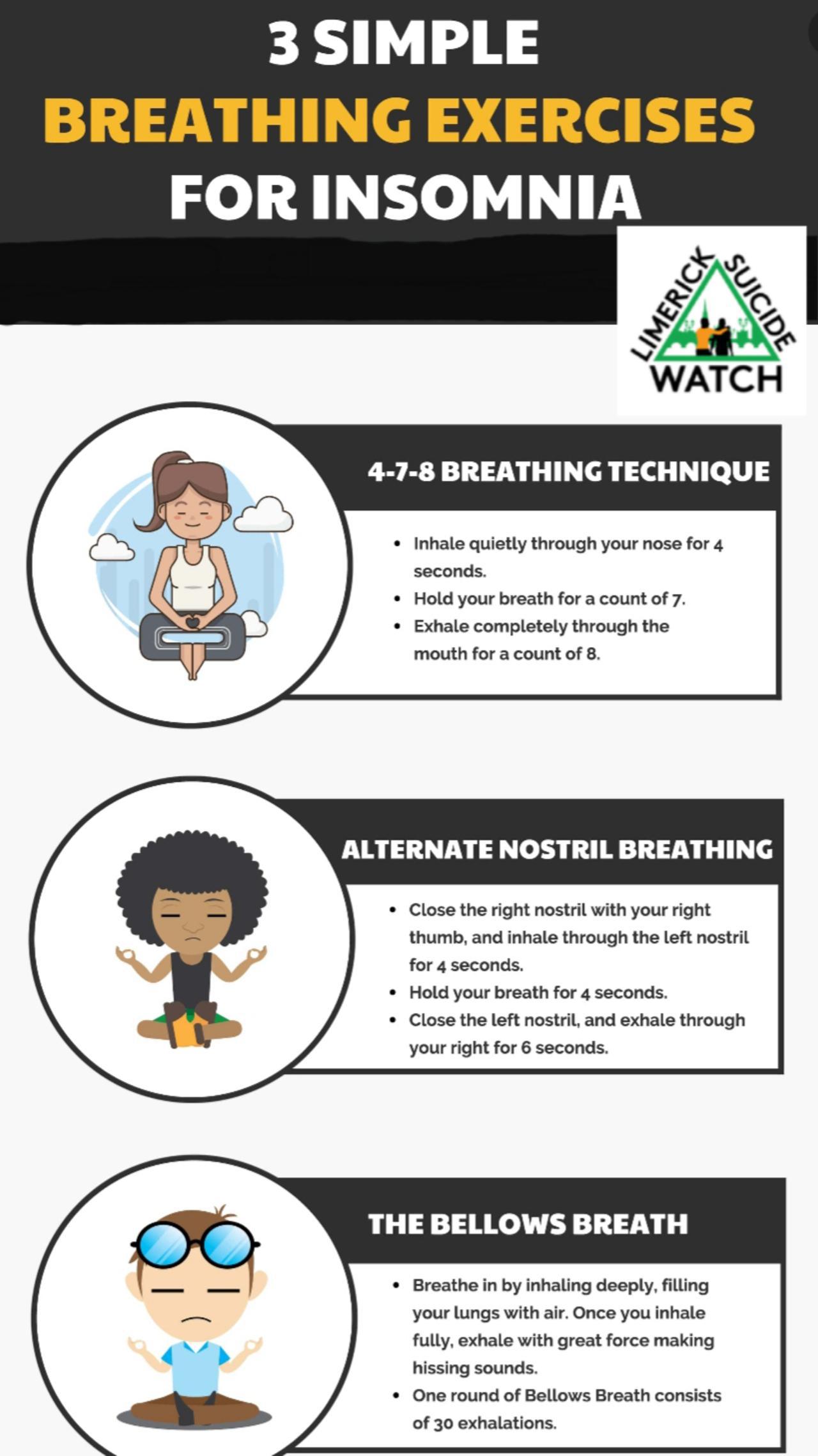 3 Simple Breathing Techniques to Help Insomnia