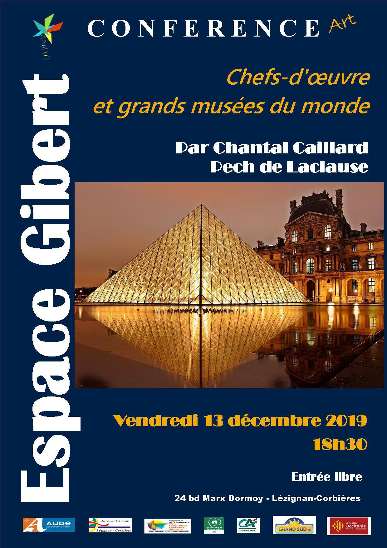 Conférence art vendredi 13 décembre