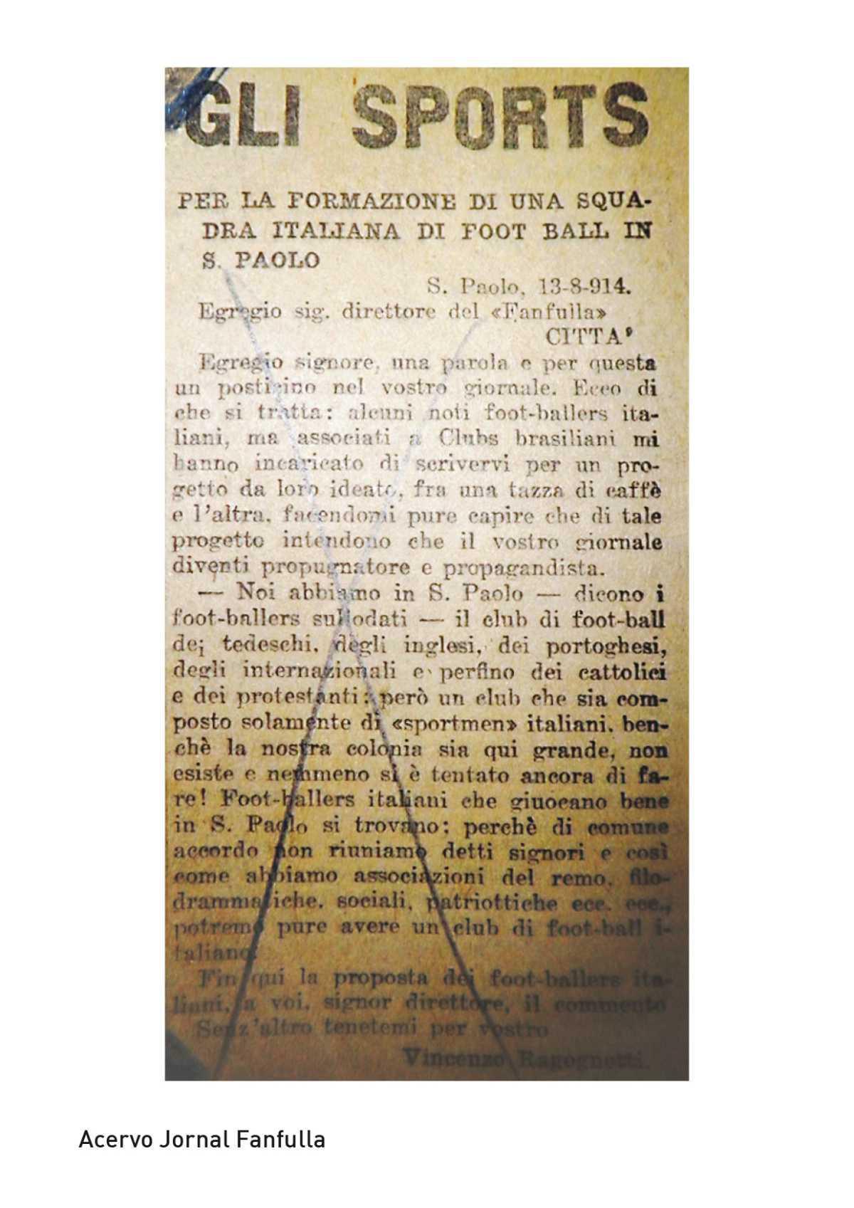 A carta para a fundação A carta para a fundação
