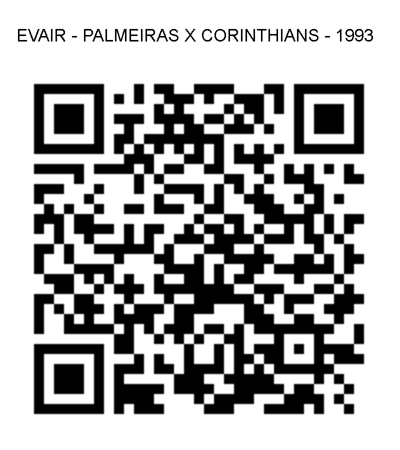 EVAIR - PALMEIRAS X CORINTHIANS - 1993