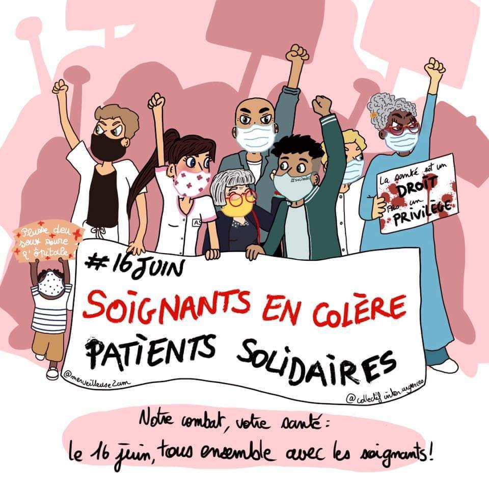 Manifestation des soignants