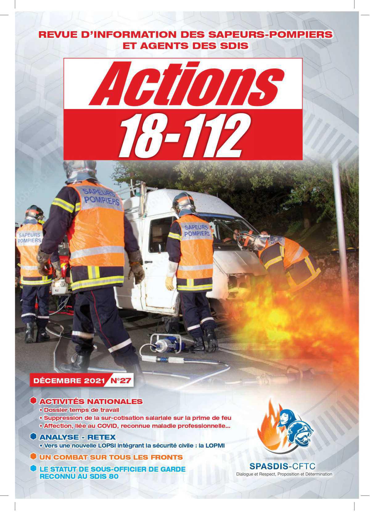 Actions 18-112 - Décembre 2021 Actions 18-112 - Décembre 2021