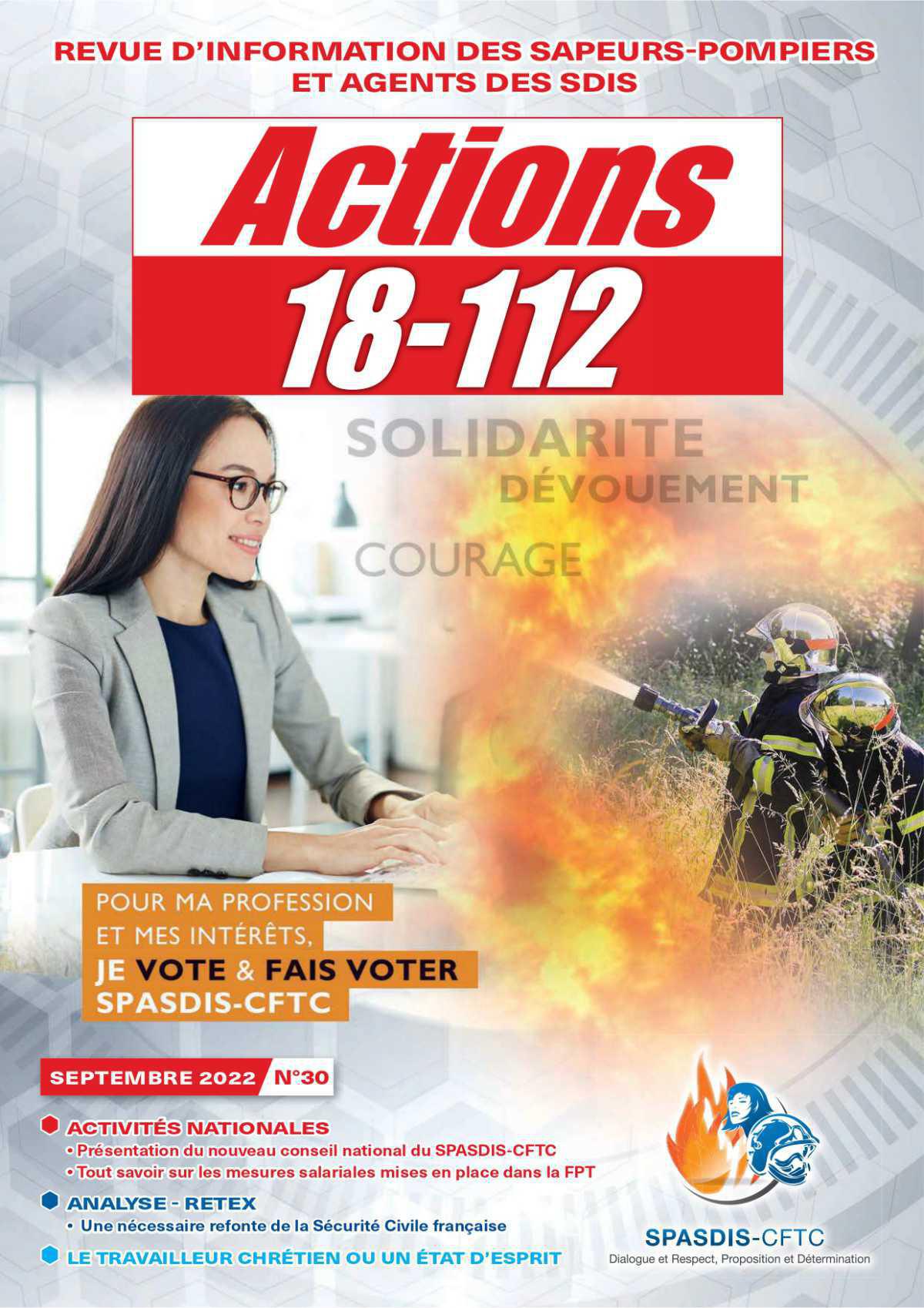 Actions 18-112 - Septembre 2022 Actions 18-112 - Septembre 2022