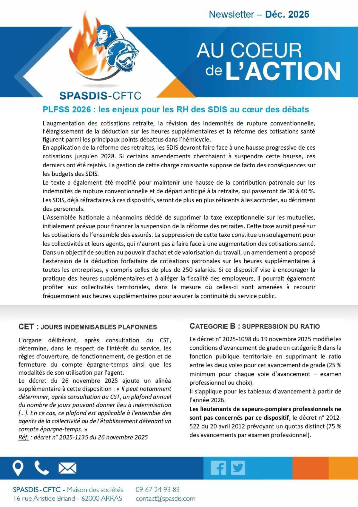 Newsletter - Décembre 2025