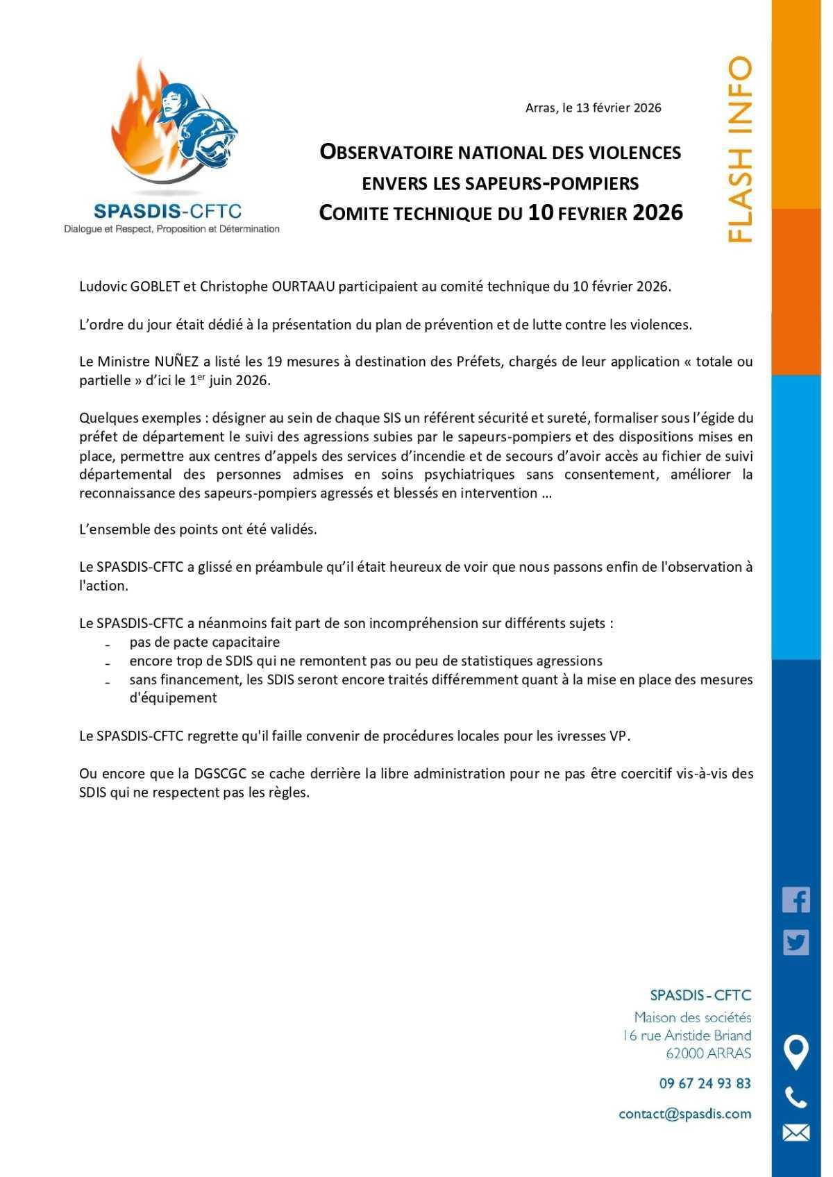 19 mesures contre les violences envers les sapeurs-pompiers