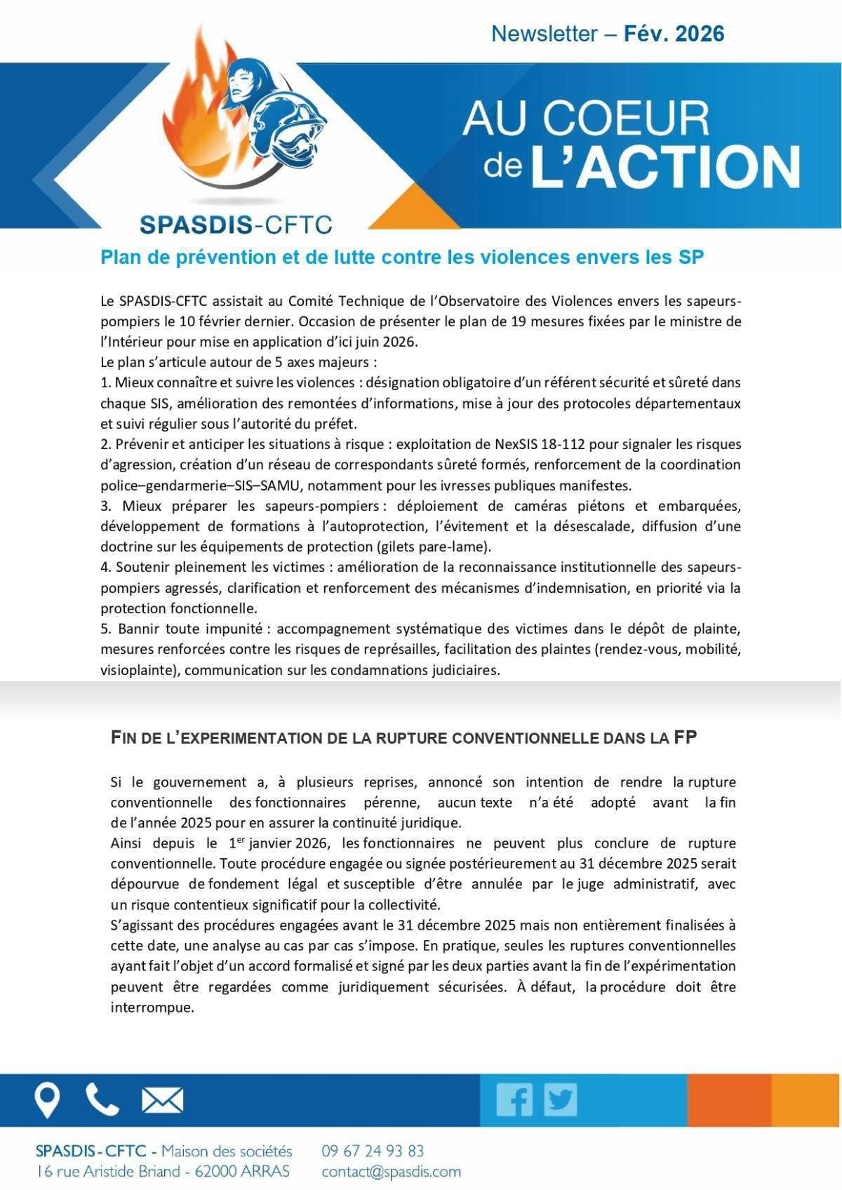 Newsletter - février 2026