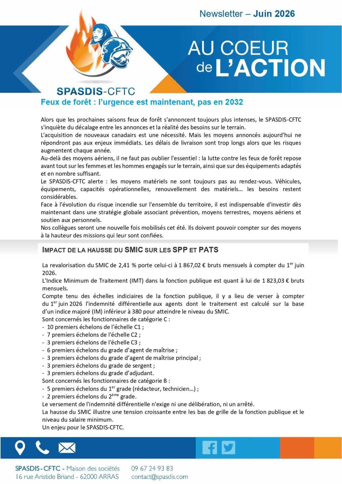 Newsletter - juin 2026