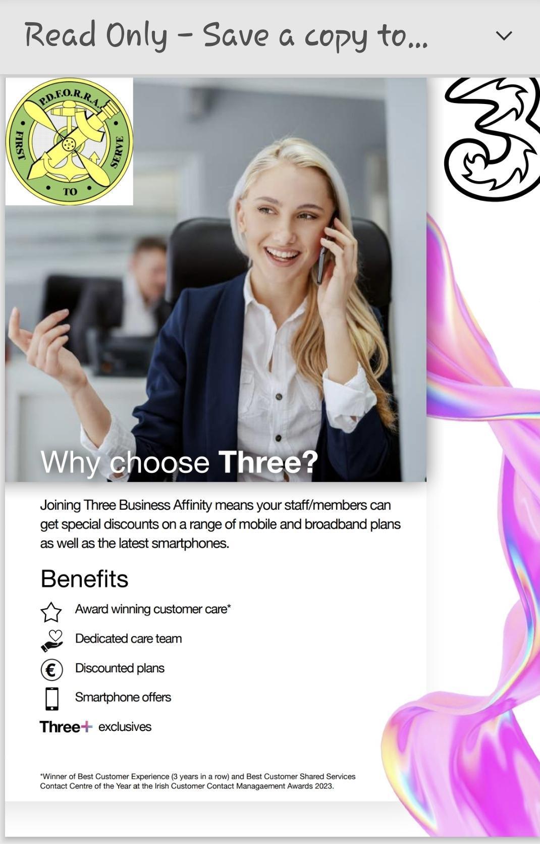 Mobile Phone & Home Broadband Offers with 3