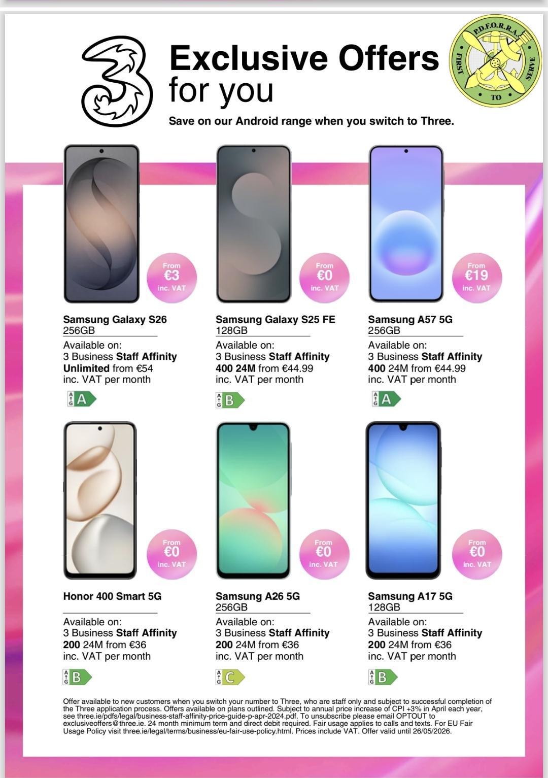 Mobile Phone & Home Broadband Offers with 3