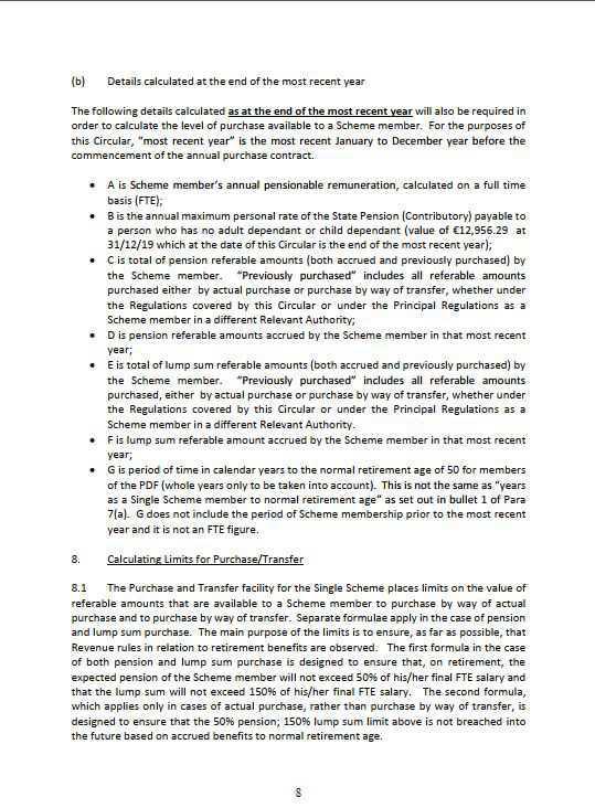 Single Pension Scheme (2013) Purchase & Transfer of retirement benefits Single Pension Scheme (2013) Purchase & Transfer of retirement benefits