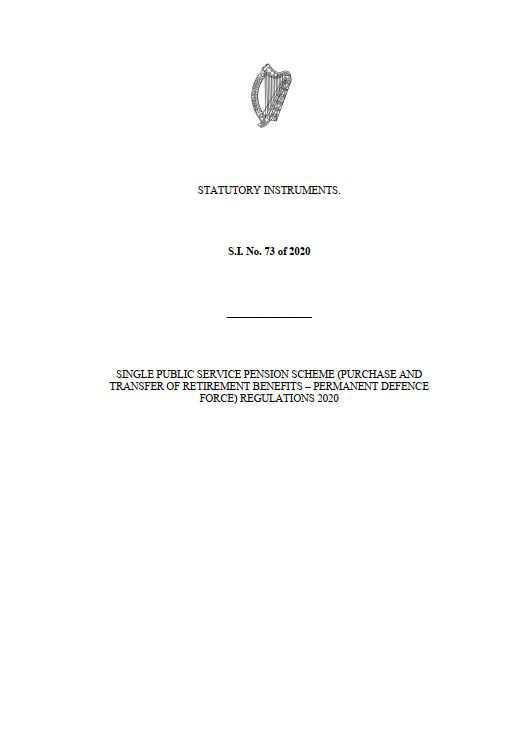 Single Pension Scheme (2013) Purchase & Transfer of retirement benefits Single Pension Scheme (2013) Purchase & Transfer of retirement benefits