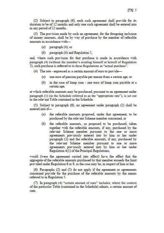 Single Pension Scheme (2013) Purchase & Transfer of retirement benefits Single Pension Scheme (2013) Purchase & Transfer of retirement benefits