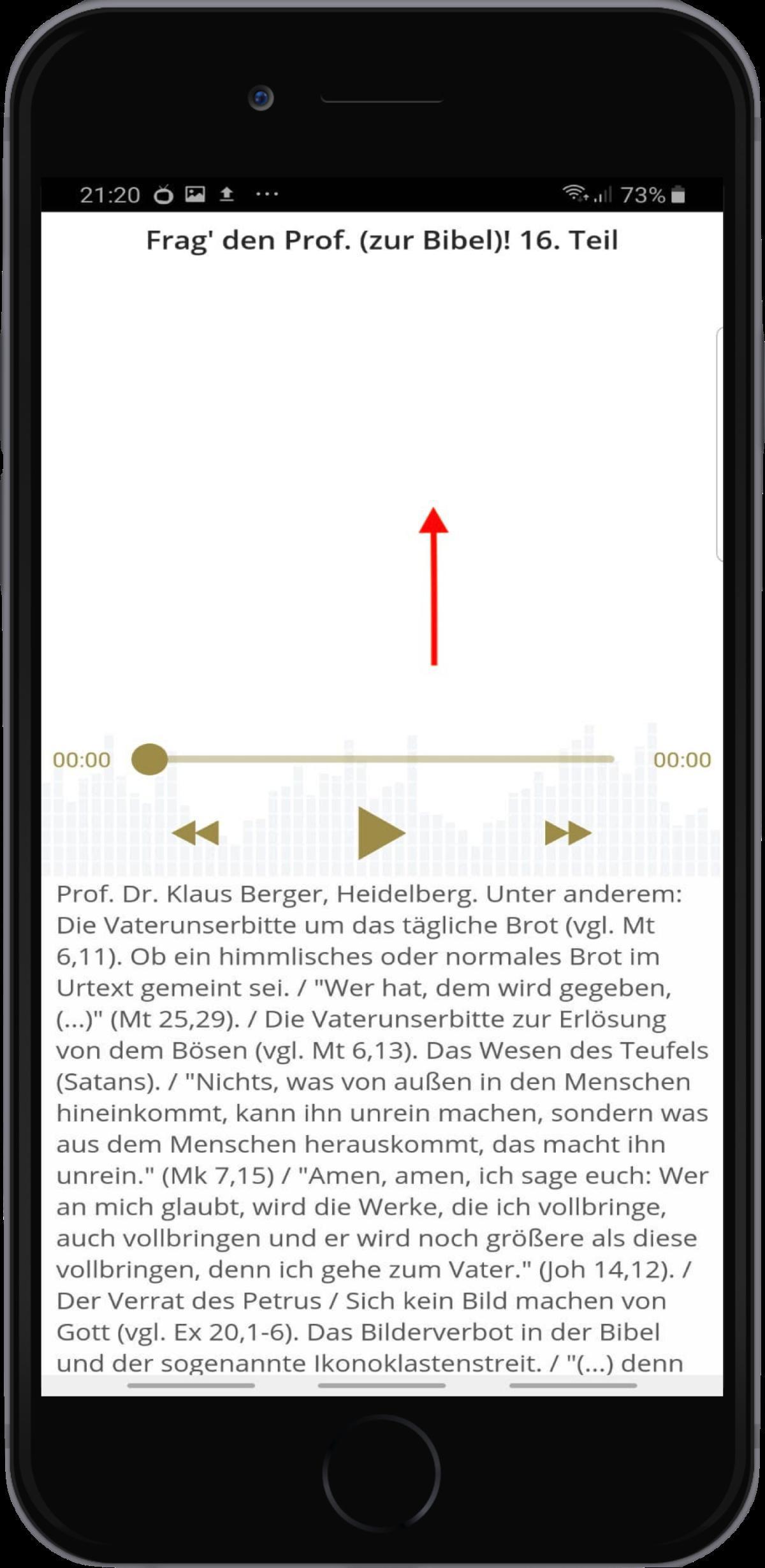 Zusatzinformationen abrufen (Podcasts) Zusatzinformationen abrufen (Podcasts)