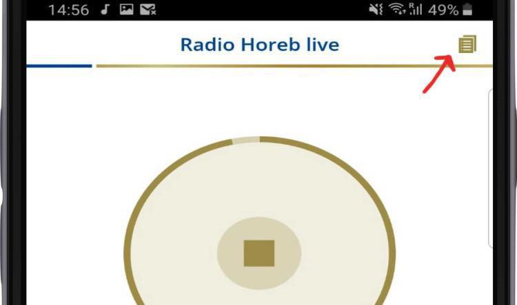Programm- und Teilensymbol beim Liveplayer