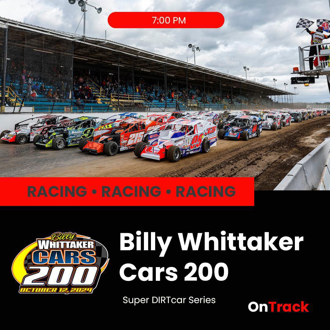 Super DIRTcar Series Billy Whittaker Cars 200 