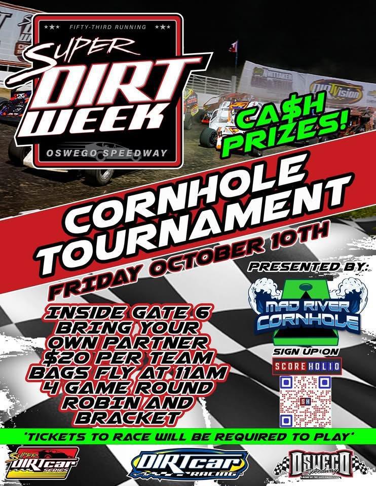 2025 Super DIRT Week Cornhole Tournament and Raffle 2025 Super DIRT Week Cornhole Tournament and Raffle