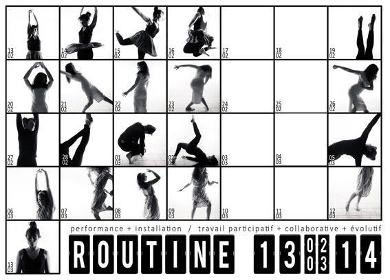 Routine, Galerie Sans Titre n°42, Lyon, du 13 février au 13 mars 2014