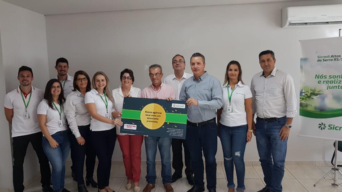 Associado Sicredi é contemplado com premiação da Mafre Seguros  Associado Sicredi é contemplado com premiação da Mafre Seguros