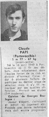 28 ghjennaghju di u 1983, more Claude Papi