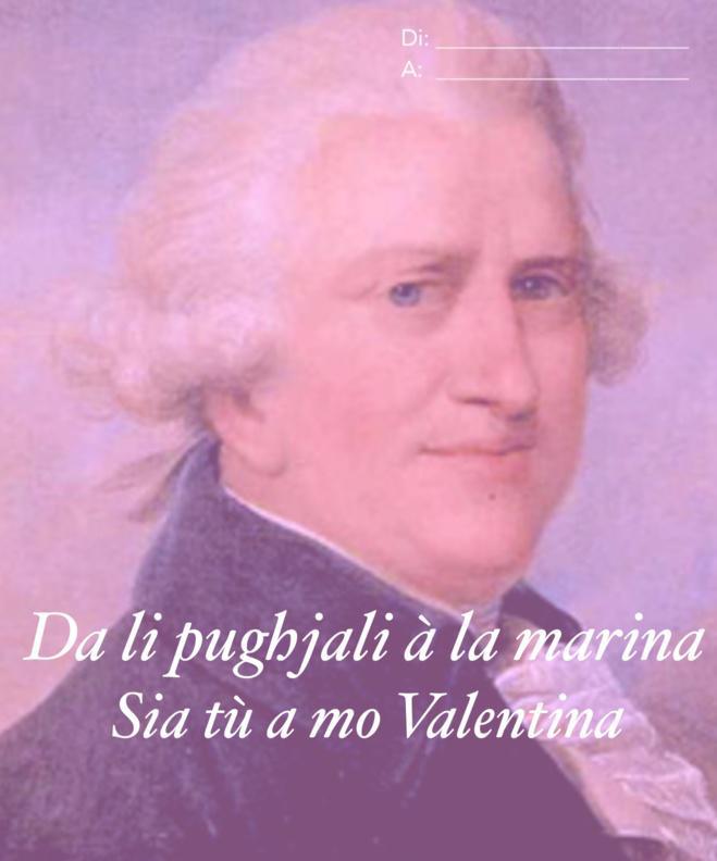 Per San Valentinu, manda a to cartulina d'amore pulitica