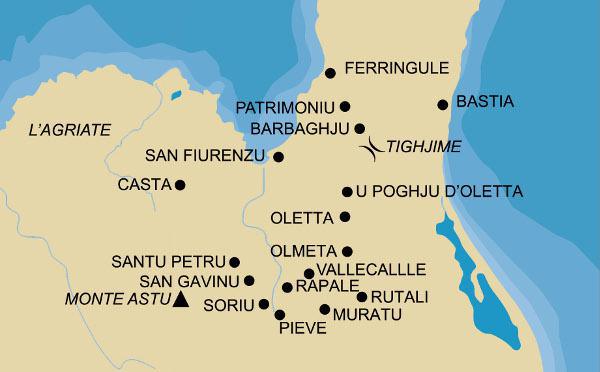 I cugnomi di i paesi u Nebbiu