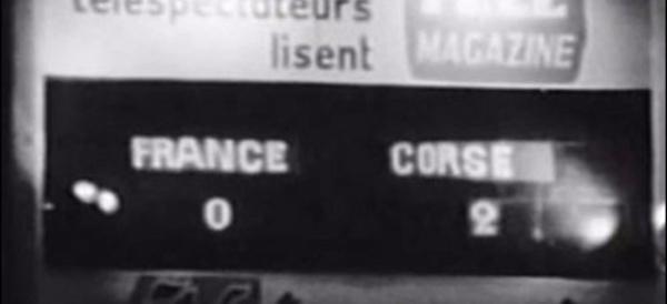 U 27 di ferraghju di u 1967 : A Corsica batte a Francia