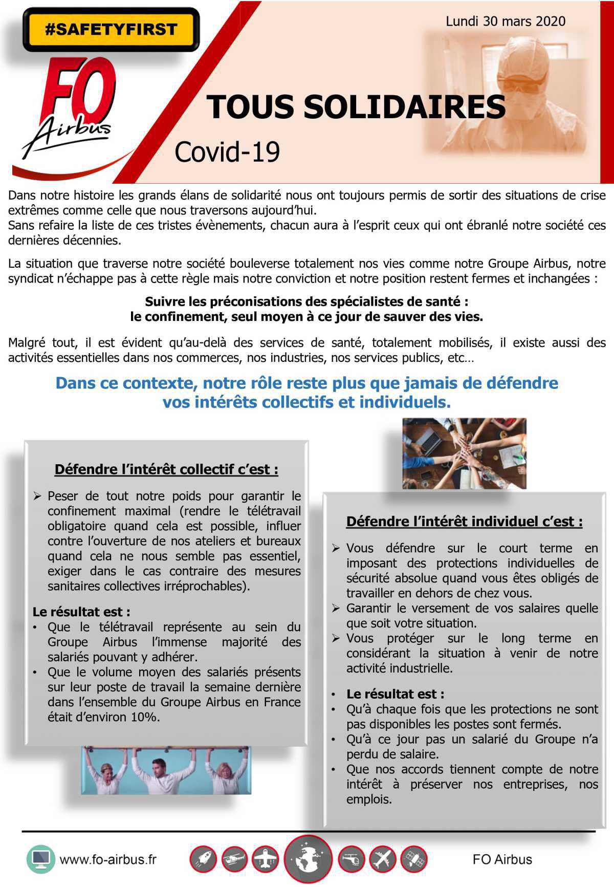 covid_19 : Tous solidaires