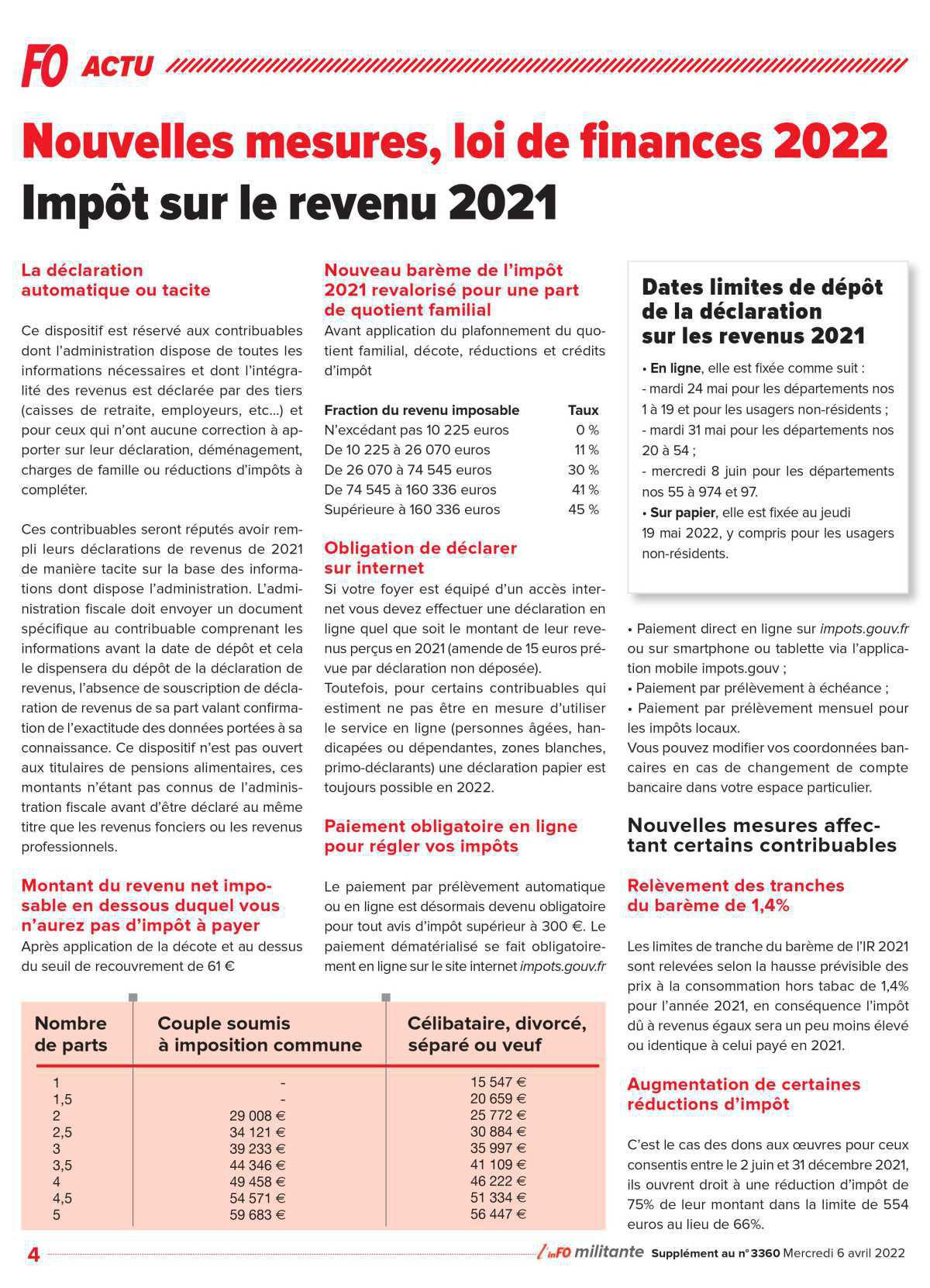 N'oubliez pas votre déclaration d'impots ! N'oubliez pas votre déclaration d'impots !