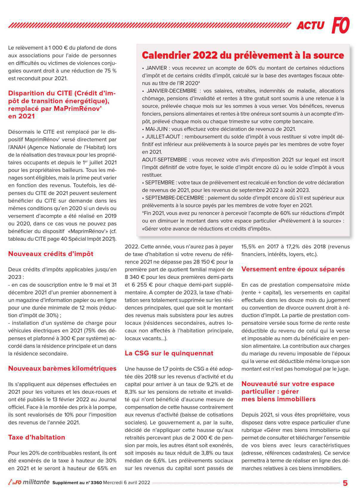 N'oubliez pas votre déclaration d'impots ! N'oubliez pas votre déclaration d'impots !