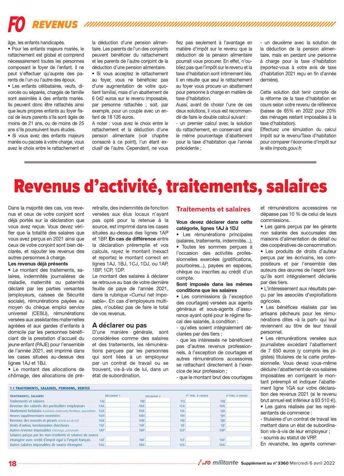 N'oubliez pas votre déclaration d'impots ! N'oubliez pas votre déclaration d'impots !