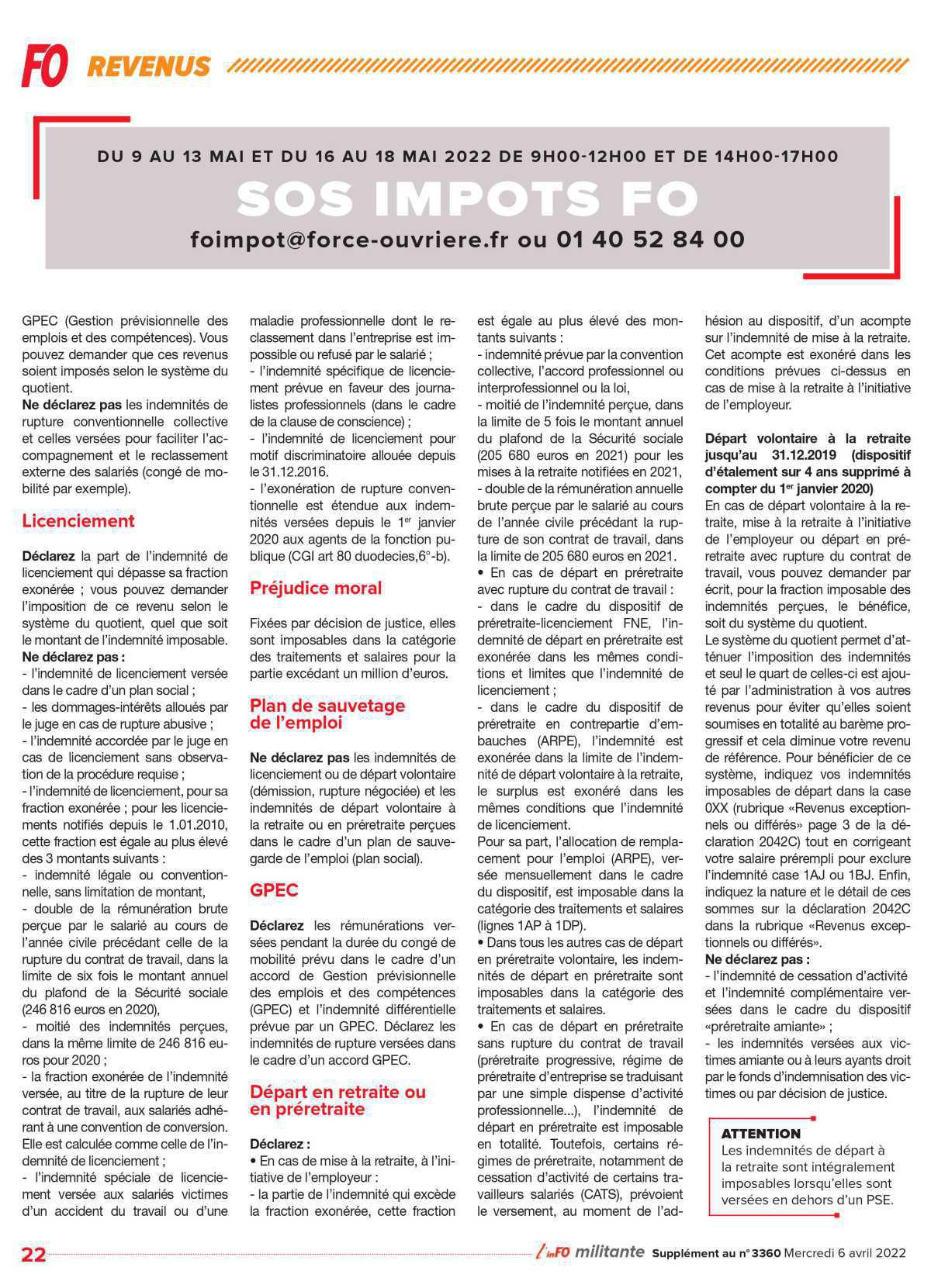 N'oubliez pas votre déclaration d'impots ! N'oubliez pas votre déclaration d'impots !