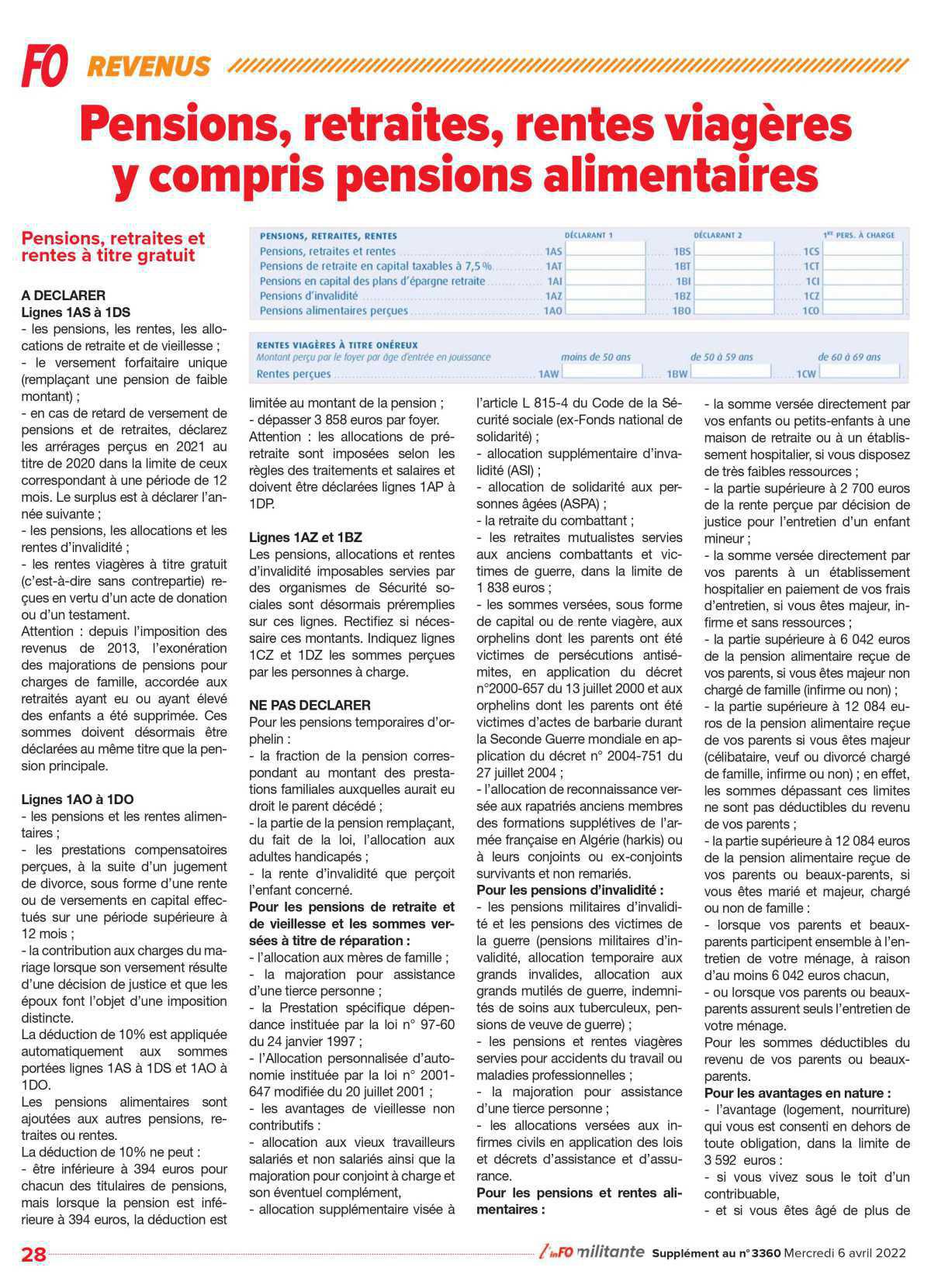 N'oubliez pas votre déclaration d'impots ! N'oubliez pas votre déclaration d'impots !