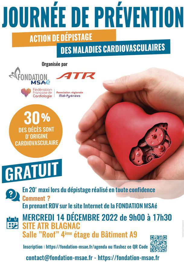 Maladie Cardiovasculaire : 14 décembre, journée de prévention