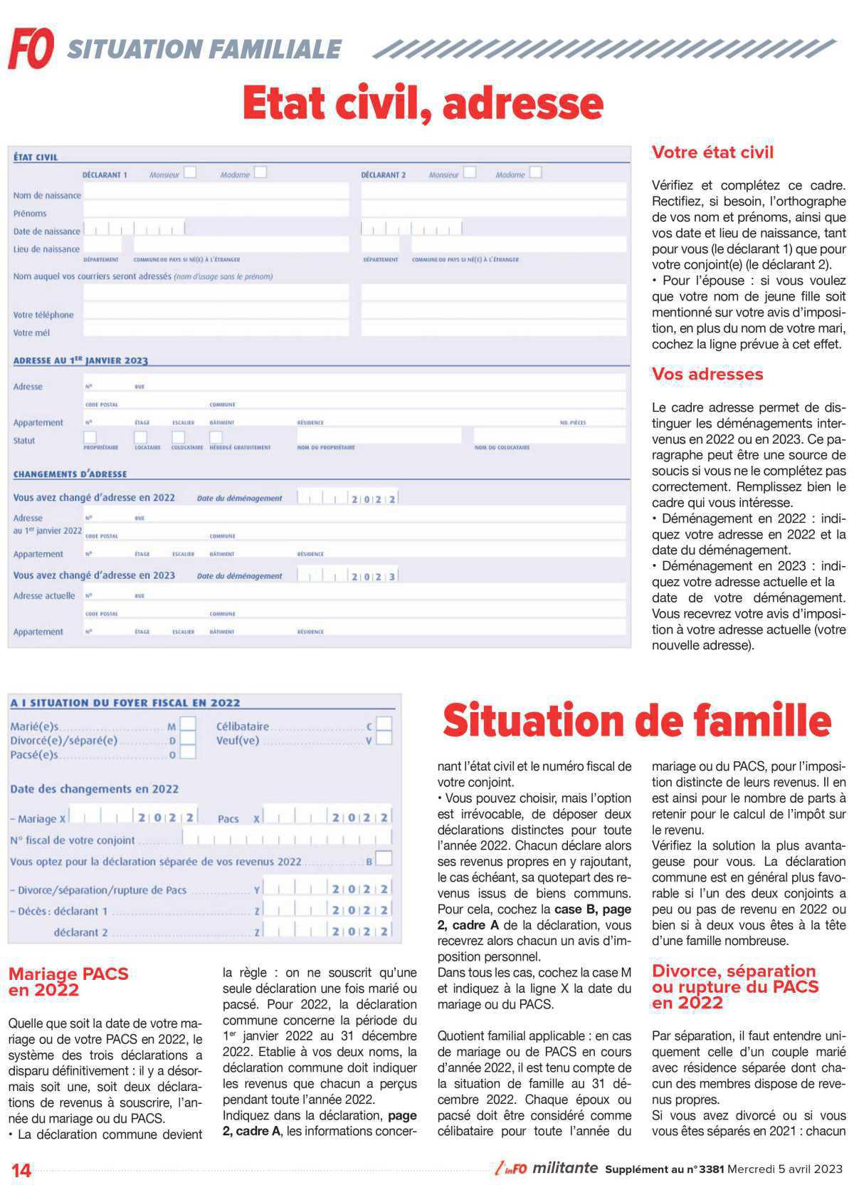Spécial impôts 2023 Spécial impôts 2023