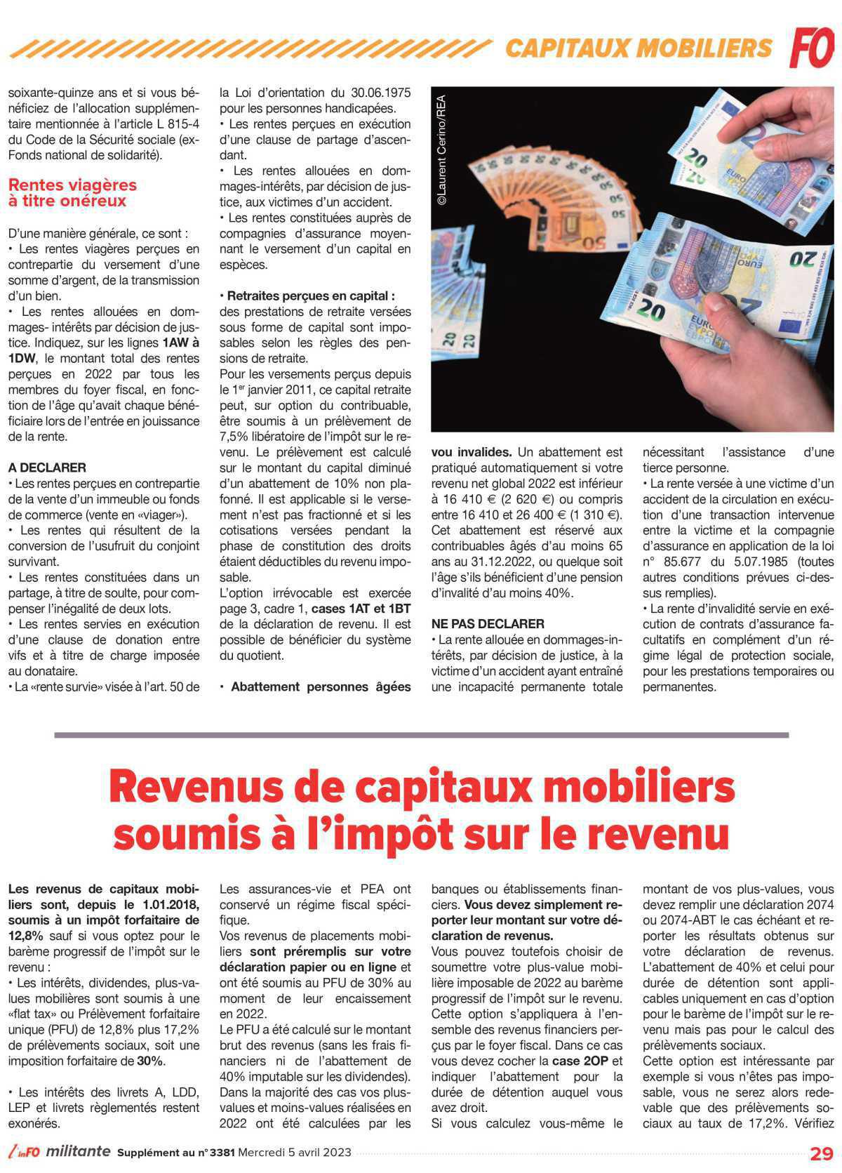 Spécial impôts 2023 Spécial impôts 2023