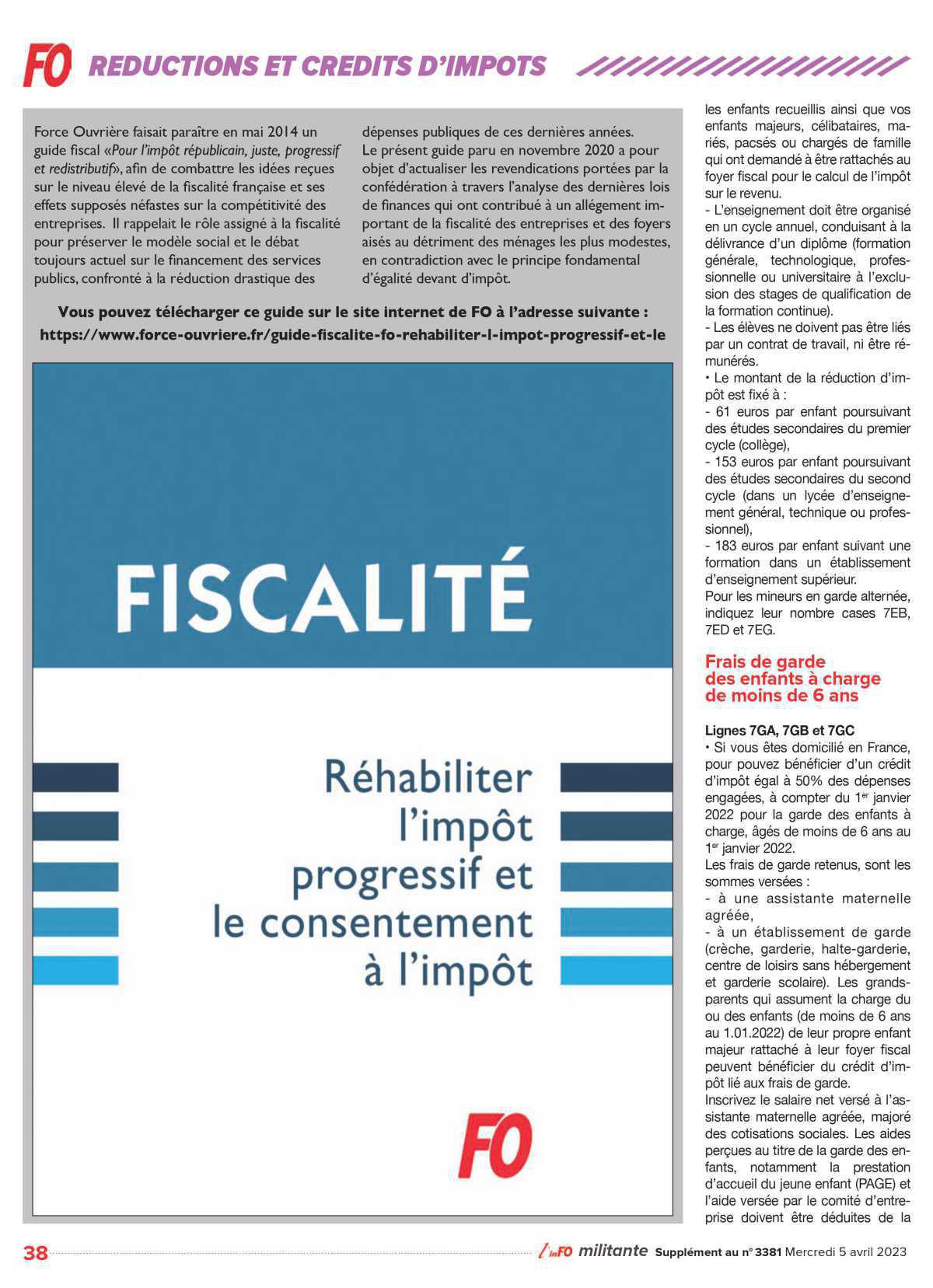 Spécial impôts 2023 Spécial impôts 2023