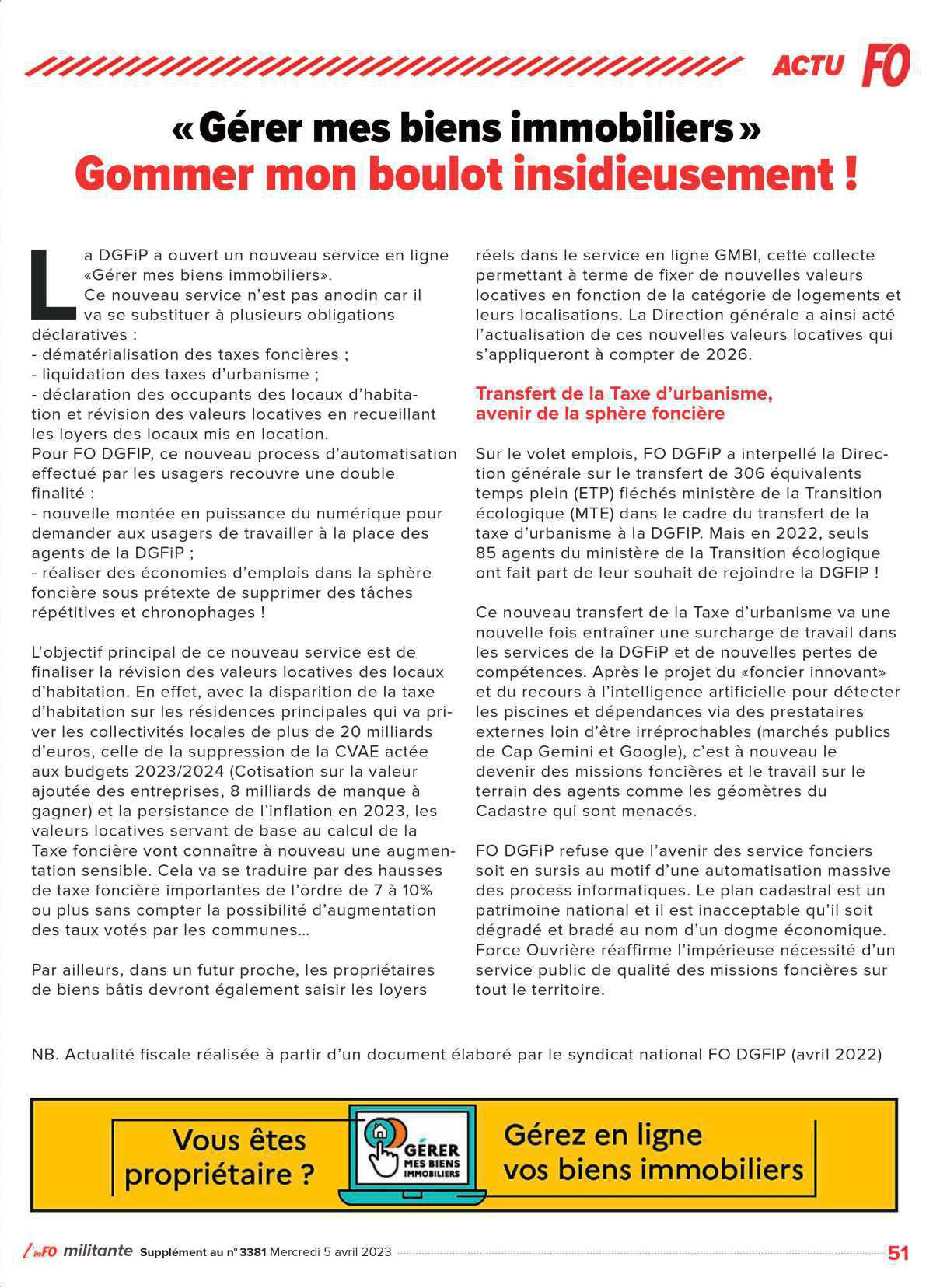 Spécial impôts 2023 Spécial impôts 2023