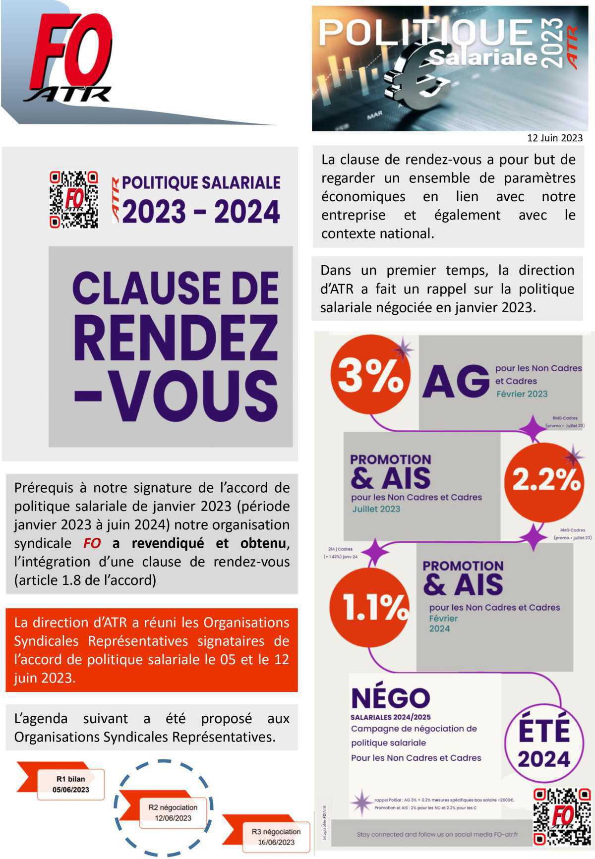 Politique salariale : Clause de RDV