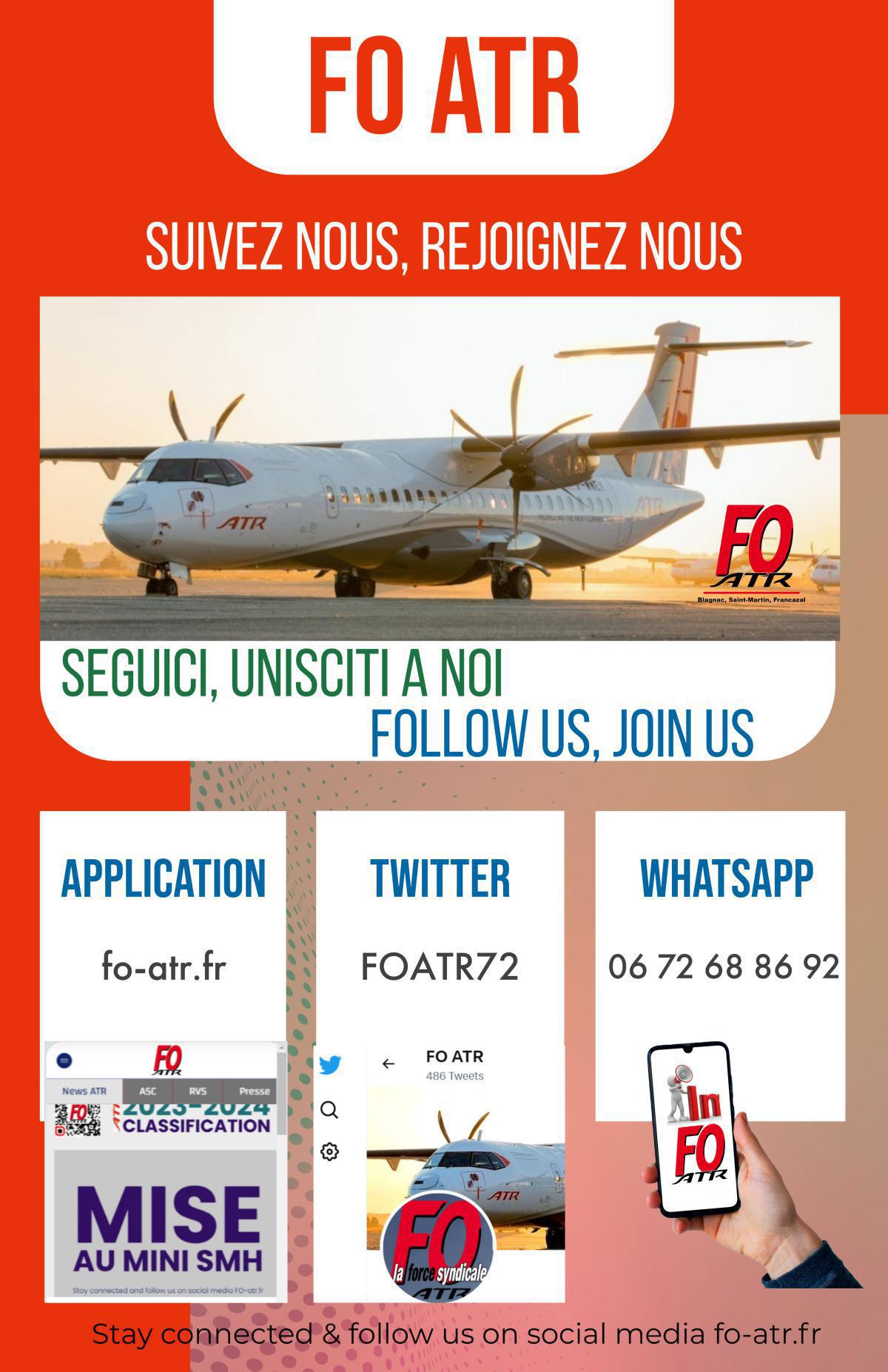 Suivez nous, follow us, seguici !
