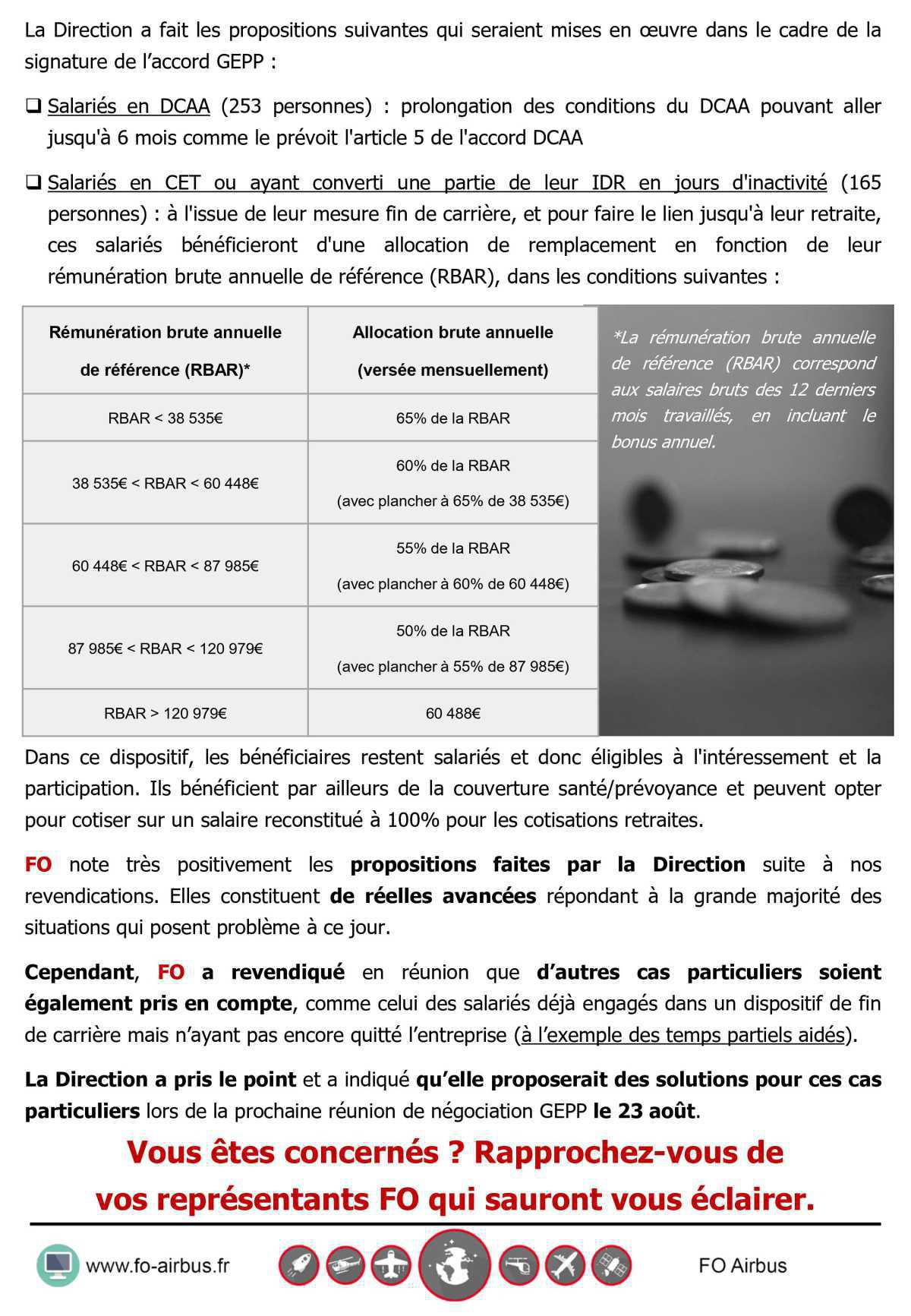 Impact réforme des retraites : situation d'urgence