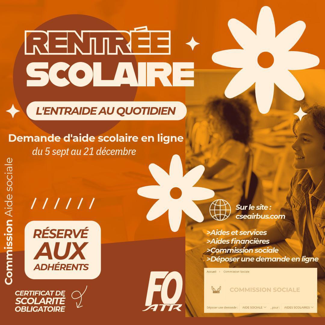 Rentrée scolaire : Aide sociale, pensez-y ! Rentrée scolaire : Aide sociale, pensez-y !