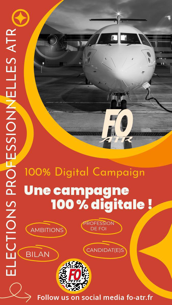 Une campagne 100%* Digitale ! a 100% digital campaign ! Une campagne 100%* Digitale ! a 100% digital campaign !