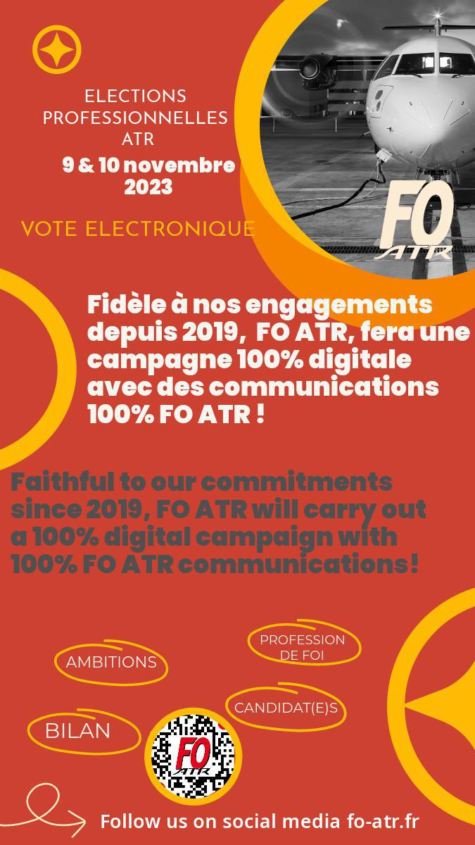 Une campagne 100%* Digitale ! a 100% digital campaign !