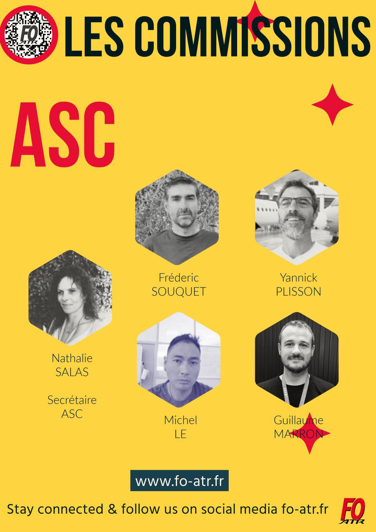 Vos élu(e)s FO au CSE GIE ATR & dans les commissions Vos élu(e)s FO au CSE GIE ATR & dans les commissions
