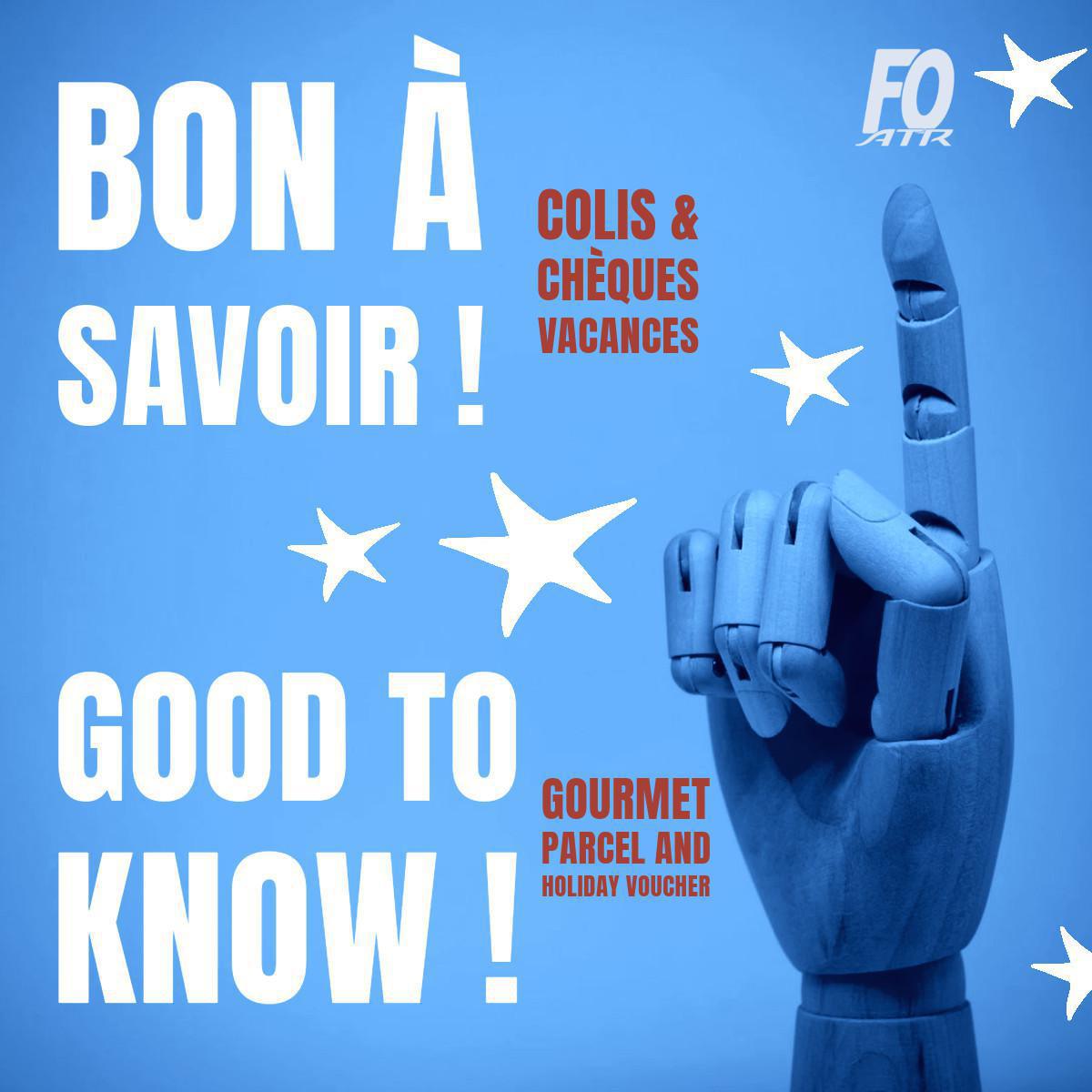 Bientôt les fêtes, colis et chèques vacances ! Bientôt les fêtes, colis et chèques vacances !