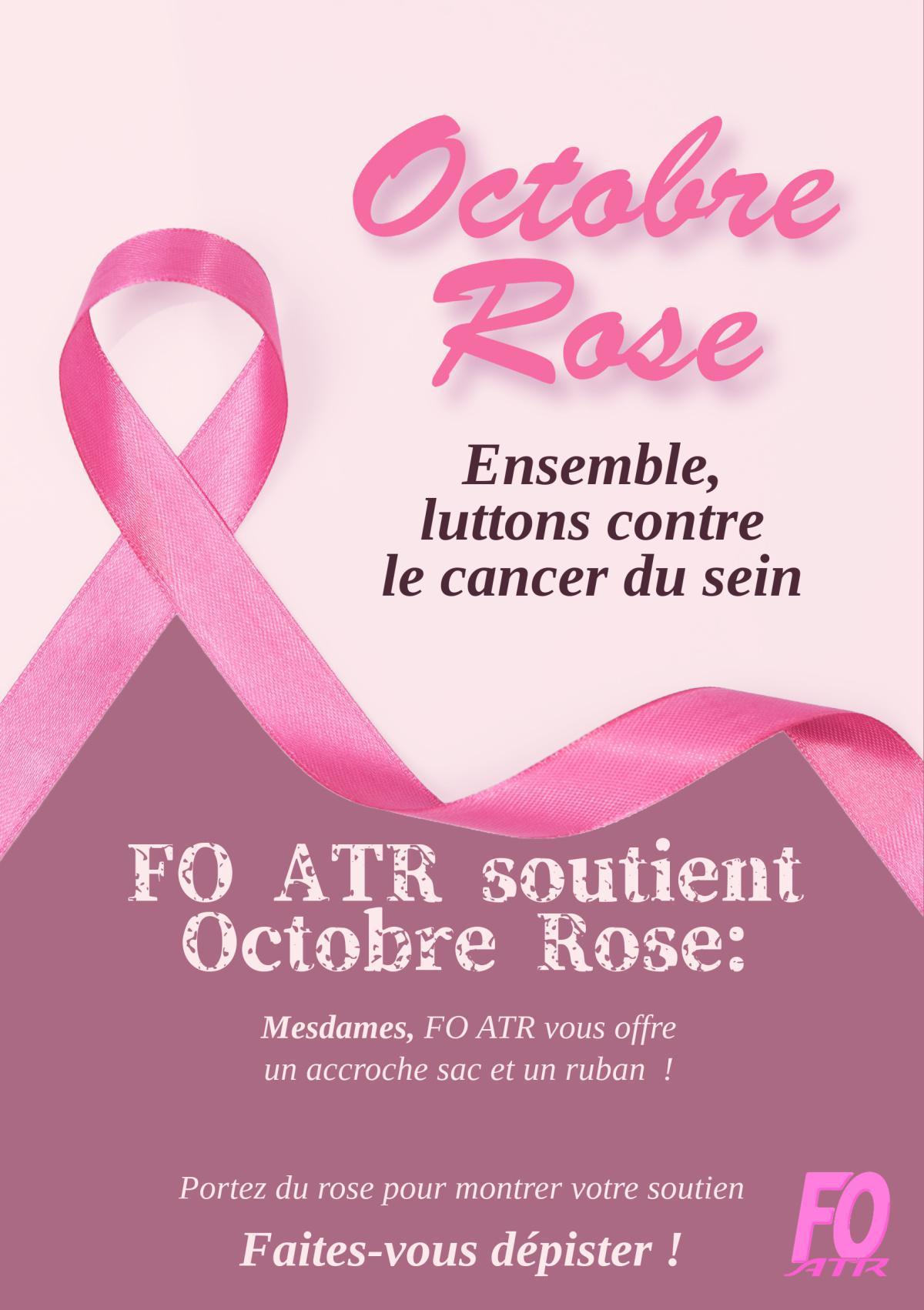 FO ATR soutient Octobre Rose !