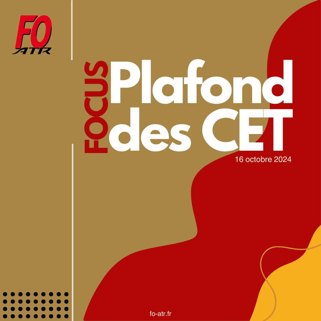 FOCUS : plafond des CET