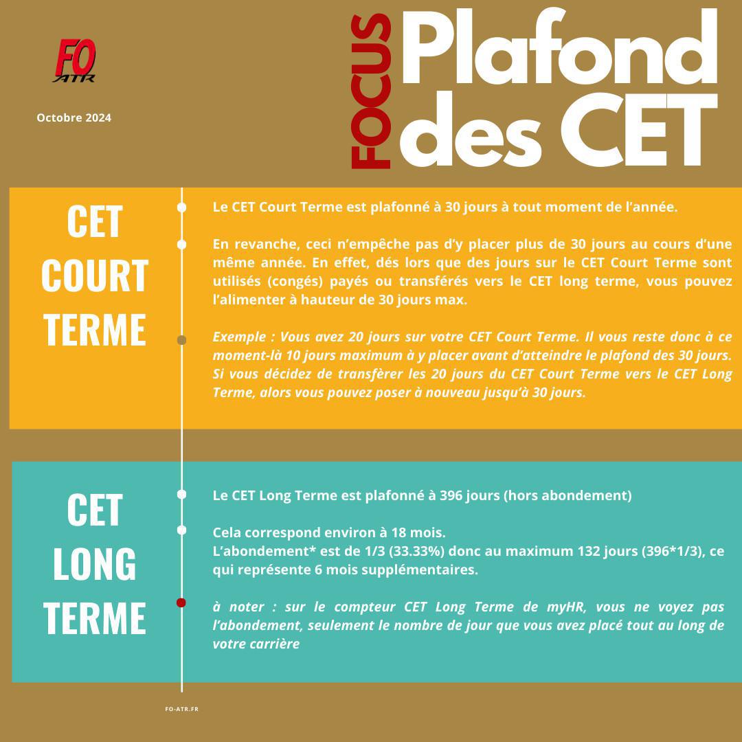 FOCUS : plafond des CET