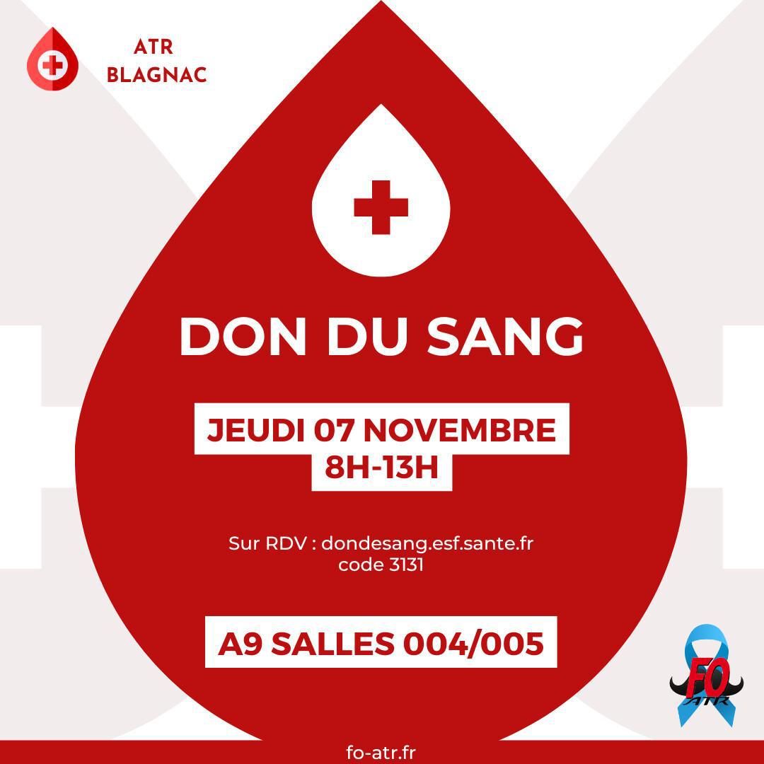 BLAGNAC : Don du sang / Blood donation